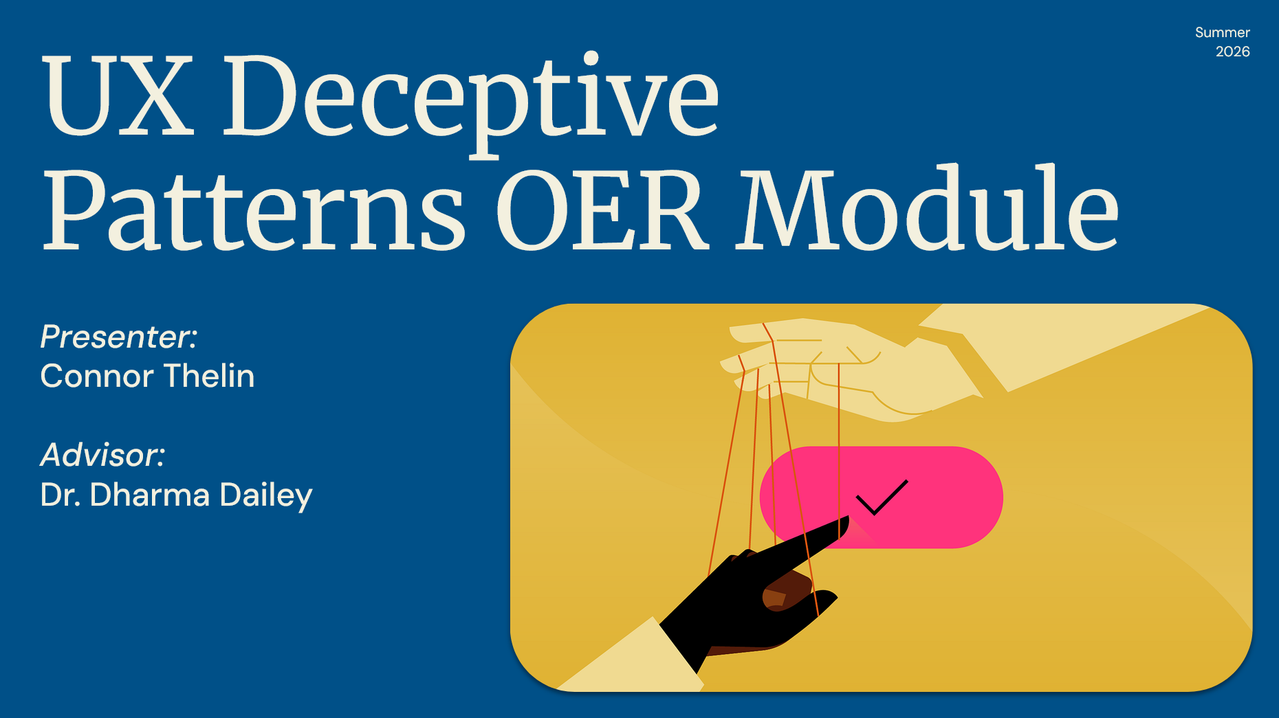 UX Dark Patterns OER Module